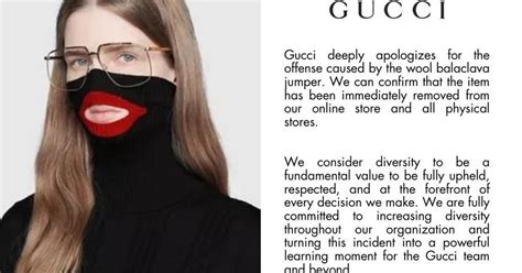 gucci sweater apology|gucci turtleneck.